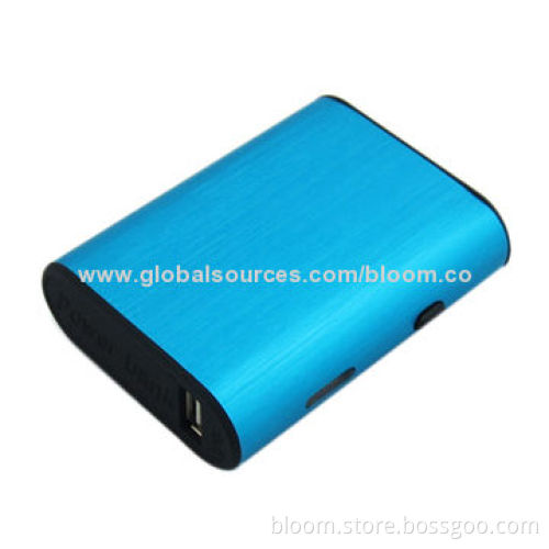 Rechargeable Power Bank with 5,200mAh Capacity for Smartphones and Digital Camera, CE/RoHS/FCC MarksNew